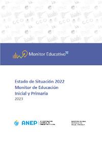 Monitor Educativo del CEIP. Estado de Situación 2022